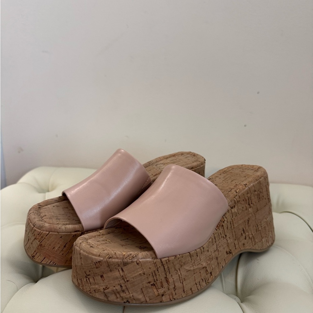 Women's Pink Platform Sandals